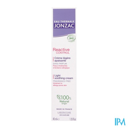 vignette JONZAC CREME LEGERE APAISANTE 40ML