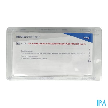 vignette MEDISET PERF POSE VOIE VEINEUSE PERIPHER