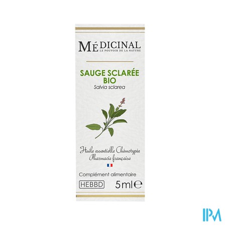 vignette MEDICINAL HE SAUGE SCLAREE 5ML BIO