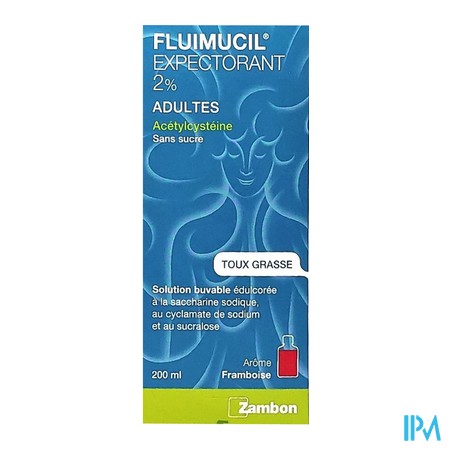 vignette FLUIMUCIL 2% ADULTES SOL BUV 200ML