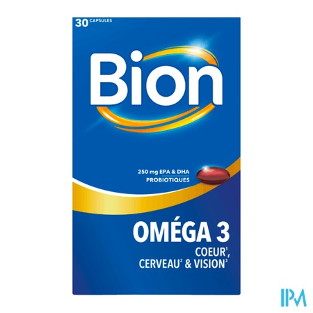 vignette BION OMEGA 3 CAPS BT30