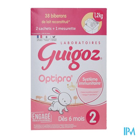 vignette GUIGOZ LAIT OPTIPRO 2AGE PDR 1,2KG