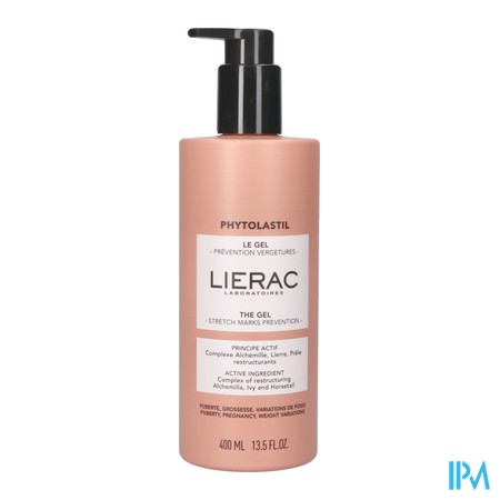vignette LIERAC LE GEL PREVENTION VERGETURES 400ML
