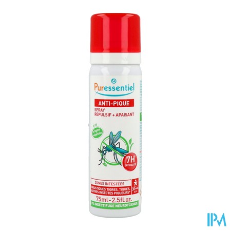 vignette PURESSENTIEL A/PIQUE SPRAY 75ML