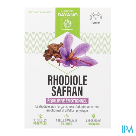 produit DAYANG RHODIOLE SAFRAN GELU30