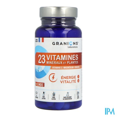 vignette GRANIONS 23 VITAMINES CPR 90