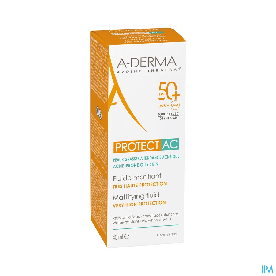 vignette AD PROTECT CR ACNE SOL 50+ TB40ML