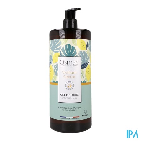 vignette OSMAE GEL DCHE VIVIFIANT CEDRAT 1L