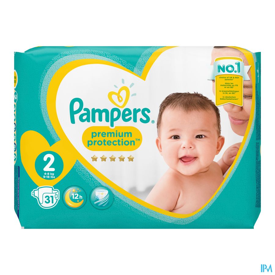 vignette COUCH PAMPERS PREM PROT 2 4-8KG 31