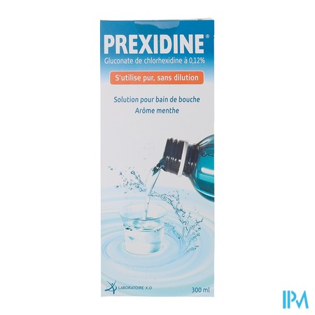 produit PREXIDINE 0,12PC B BOUCH 300ML