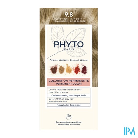vignette PHYTO COLOR 9,8 BLOND TR CLAIR BEI