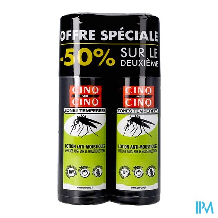 vignette CINQ SUR CINQ SPR ZONES TEMPEREE 100ML X2