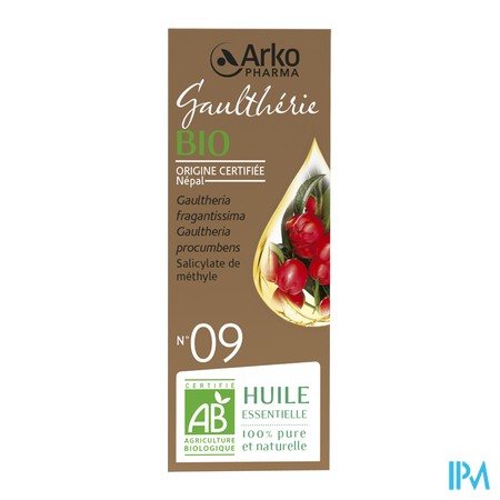 vignette ARKOESS GAULTHERIE BIO N°9 HE 10ML