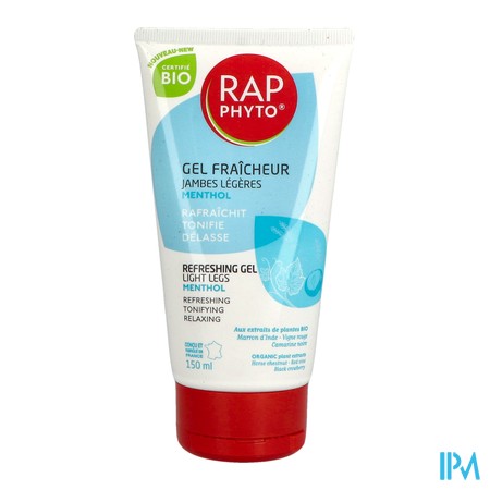 vignette RAP PHYTO GEL FRAICHEUR MENTHOL TB 150ML