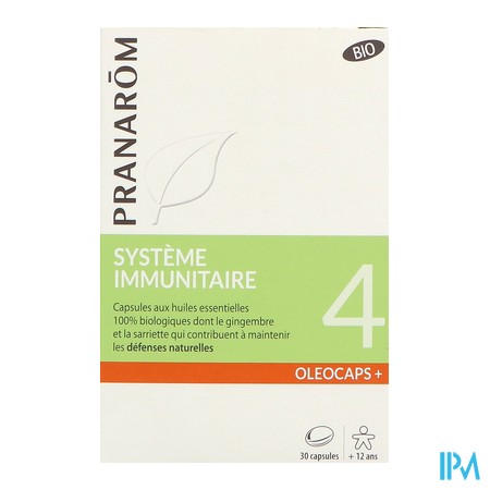 vignette PRANAROM OLEOCAPS+4 IMMUNITE CAP30