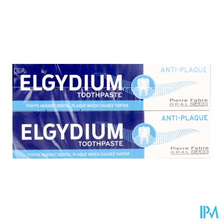 vignette ELGYDIUM DENT ANTIPLAQ 75ML X2