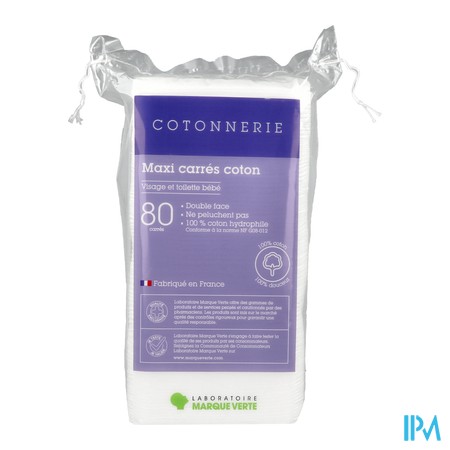 produit MV MAXI CARRE COTON SACHET 80