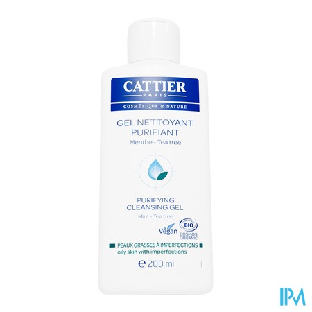 vignette CATTIER GEL NETT PURIF MENTHE TEA