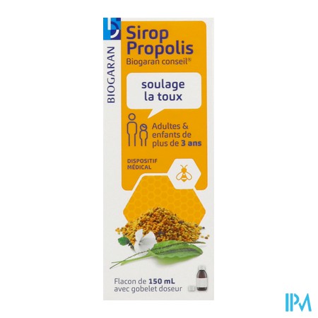 vignette PROPOLIS BIOGARAN SIROP 150ML