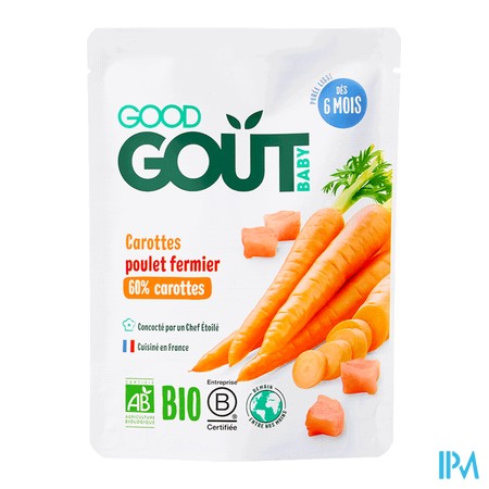 produit GOOD GOUT CAROTTES POULET 190G