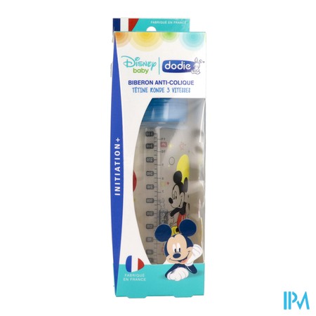 vignette DODIE BIB 3 INIT+ A/COL 330ML +6M MICKEY