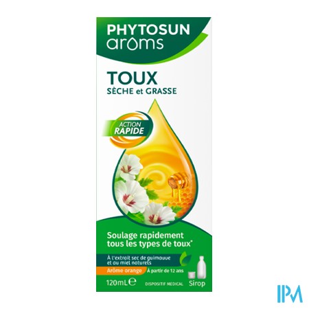 vignette PHYTOSUNAROM SIROP TOUX ADULTE 120ML