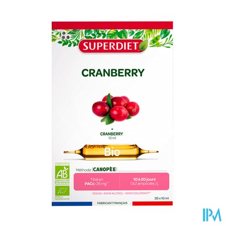 vignette SD CRANBERRY BIO AMP 20X15ML
