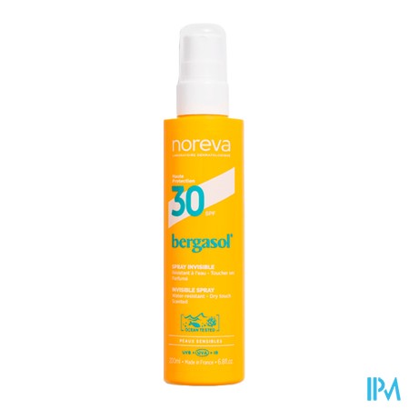 vignette NOREVA BERGASOL SPR INV SPF30 200ML