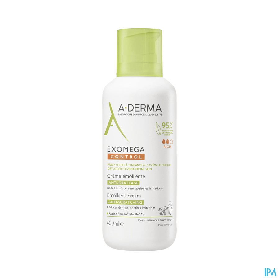 vignette EXOMEGA CREM CTRL 400ML EMOLL PMPE ECO PK