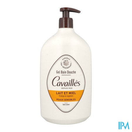 vignette CAVAILLES BAIN DCH LAIT MIEL 1L