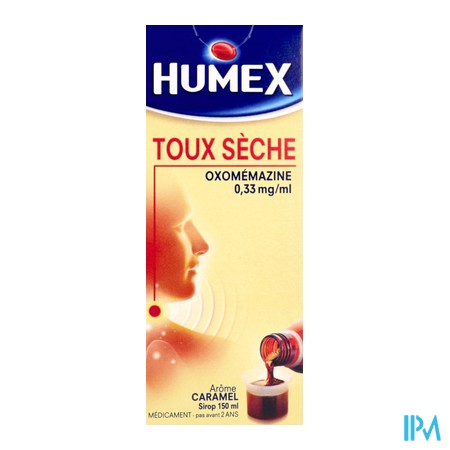 vignette HUMEX TS OXOMEM 0,33MG/ML SP 150ML