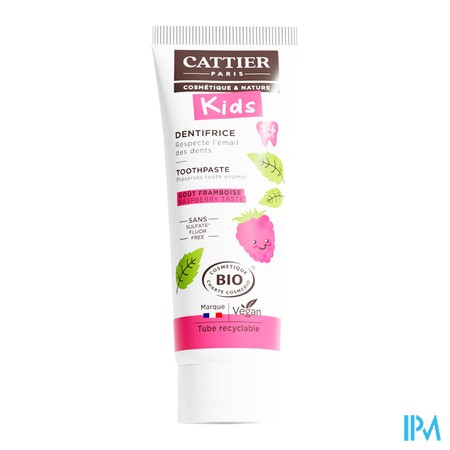 vignette CATTIER DENT KIDS FRAMBOISE 2-6A 50ML