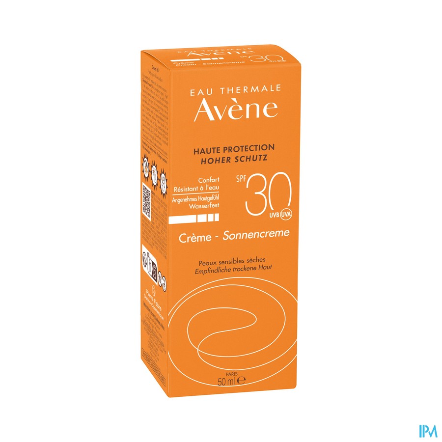 vignette AVENE CR SOL SPF30 PSENS T50ML