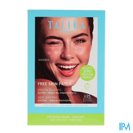 vignette TALIKA FREE SKIN PATCH 30 SACHETS