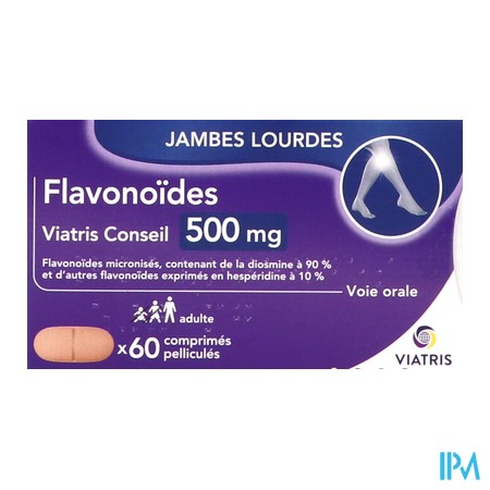 produit FLAVONOIDES VIC 500MG CPR BT60