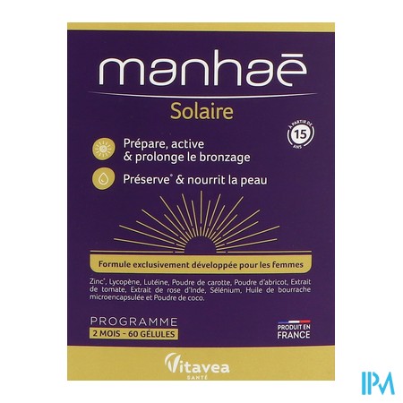 vignette MANHAE SOLAIRE 60 GELULES