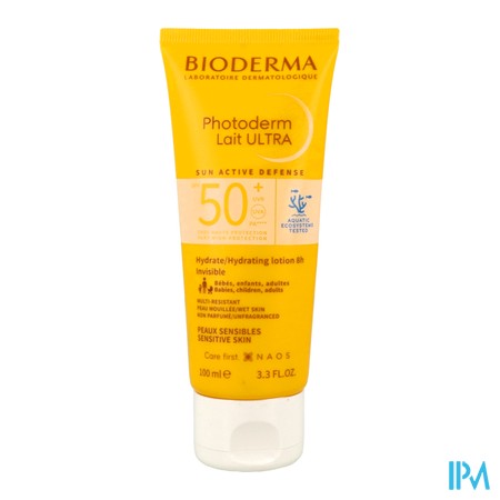 vignette BIODERMA PHOTODERM LAIT ULTRA SPF50+100ML