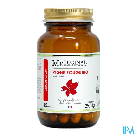 vignette MEDICINAL VIGNE ROUGE BIO GELUL 45
