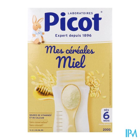 produit PICOT CEREALE MIEL 6M 200G