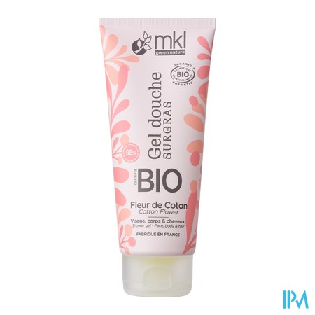 produit MKL GEL DOUCHE BIO FLEUR DE COTON 200ML