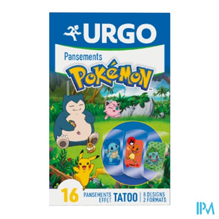 produit URGO PANS POKEMON TATOO 16
