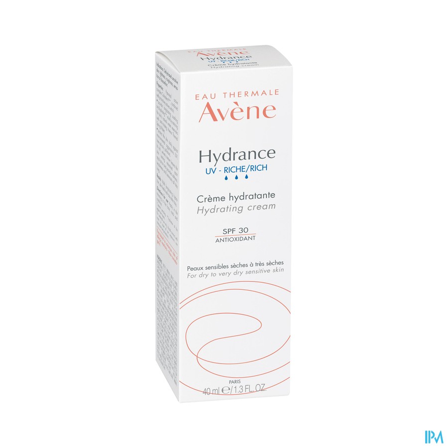 vignette AVENE HYDRAN OPT UV RICH40ML