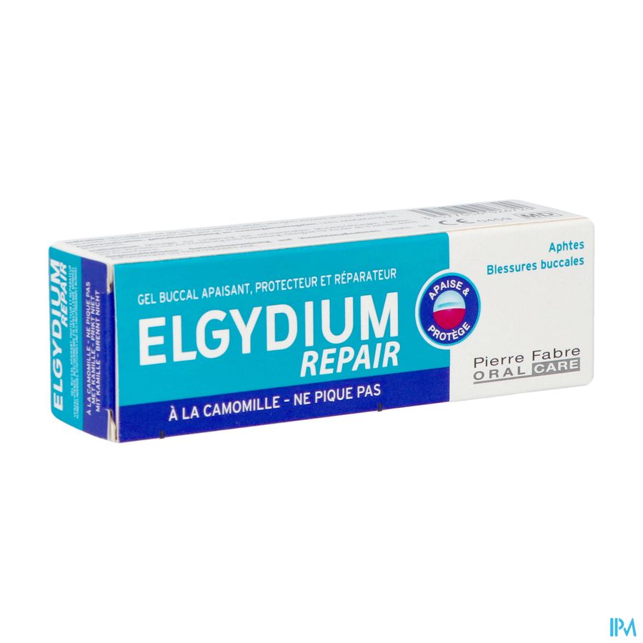 vignette ELGYDIUM REPAIR GEL BUCC 15ML