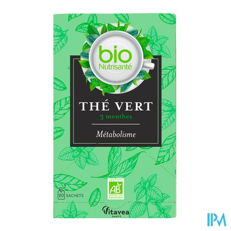 vignette NUTRISANTE THE VERT 3 MENTHES 20 SACHETS