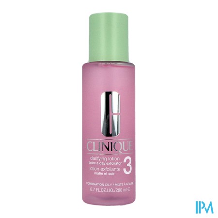 vignette CLINIQUE LOTION EXFOLIANTE 3 200ML