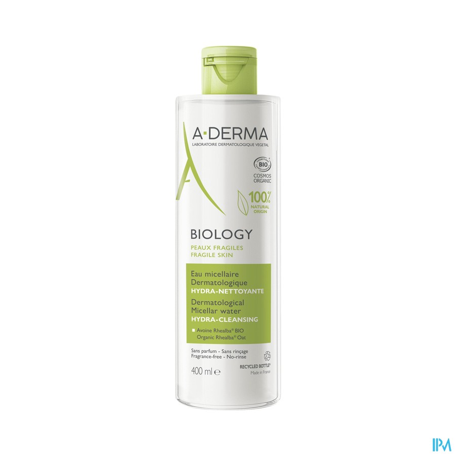 vignette A-DERMA EAU MICELLAIRE DERMAT BIO 400ML