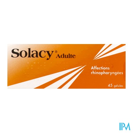 vignette SOLACY ADULTE GELULE 45