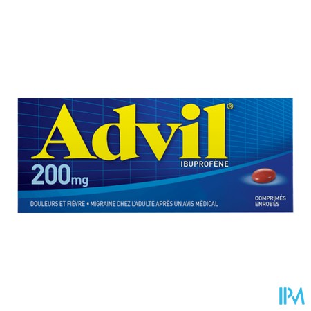 vignette ADVIL 200MG CPR 30