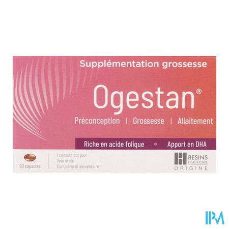 vignette OGESTAN SUPPLEM GROSSESSE CAPS 90