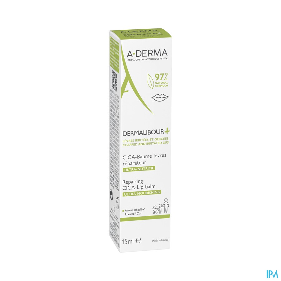 vignette A-DERMA DERMALIBOUR BAUM LEV TB15ML1